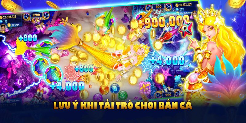 Lưu ý khi tải trò chơi bắn cá giúp đảm bảo hiệu suất đa